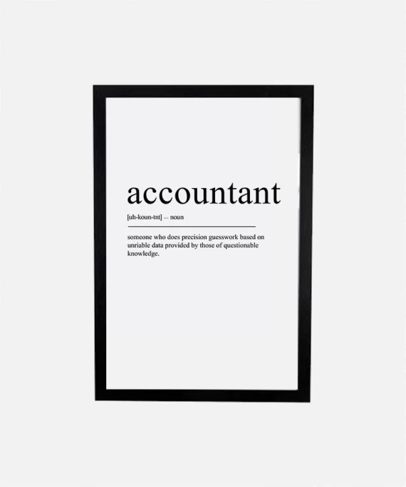 Accountant Poster (inch)