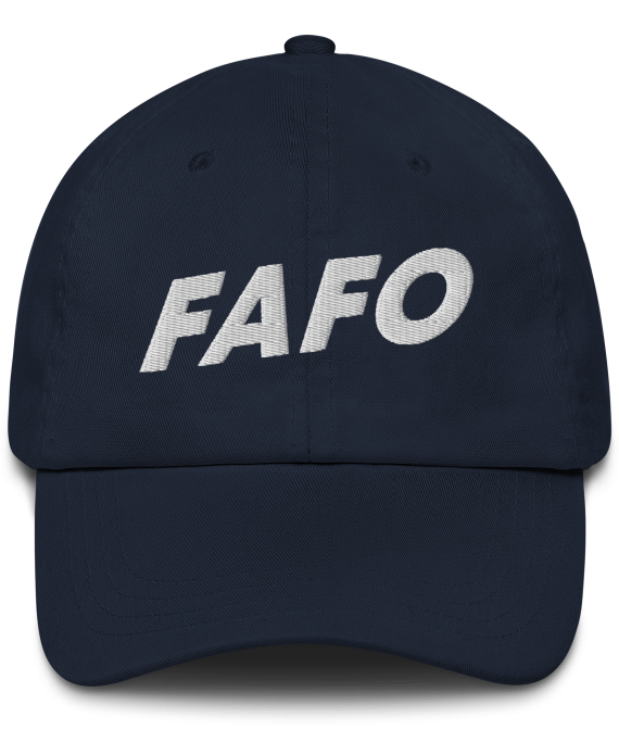 FAFO Dad hat White