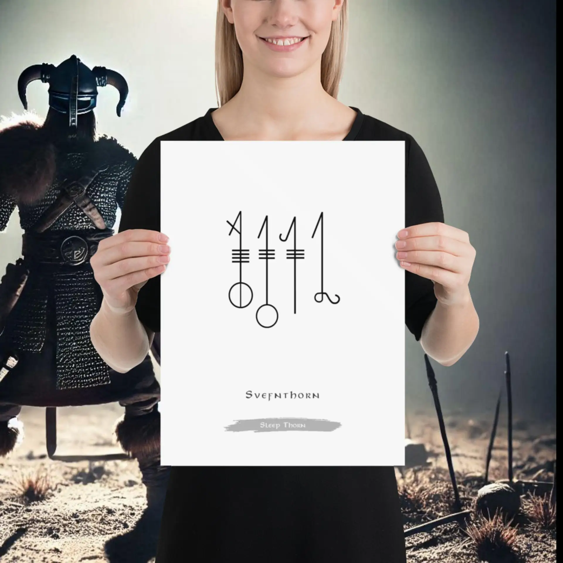 Poster Svefnthorn (cm) - Image 2